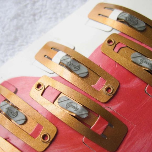 8 Goody Stay Put Slide Proof Hair Snap Clips Secure Hold Fit Black Blonde Silver - Picture 9 of 16